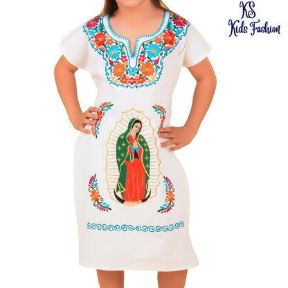 Vestido Bordado de Niña KS-77418 - Embroidered Dress for kids