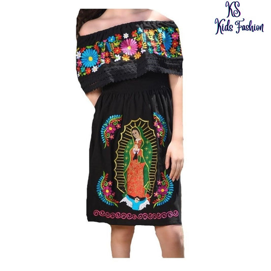 Vestido Bordado de Niña KS-77461 - Embroidered Dress for kids